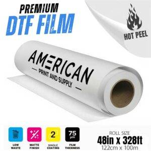 the best DTF film on the market for your 48" DTF printer. 