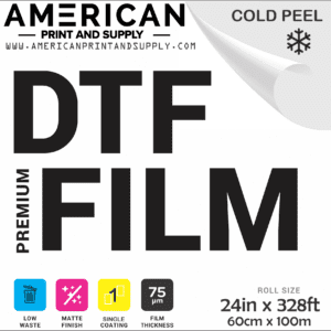 DTF 24″ Double Sided Film (Cold Peel)