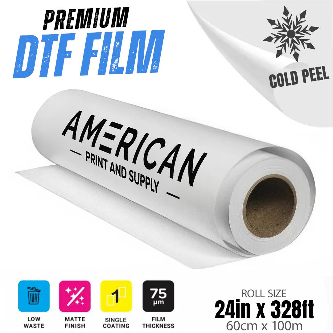 DTF 24″ Single Sided Film (Cold Peel)