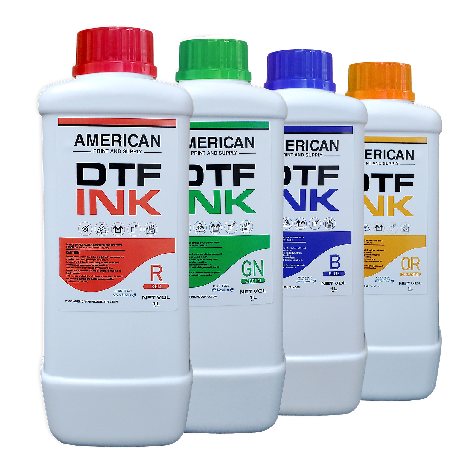 DTF Expanded Gamut Premium Bulk Ink - 1 Liter